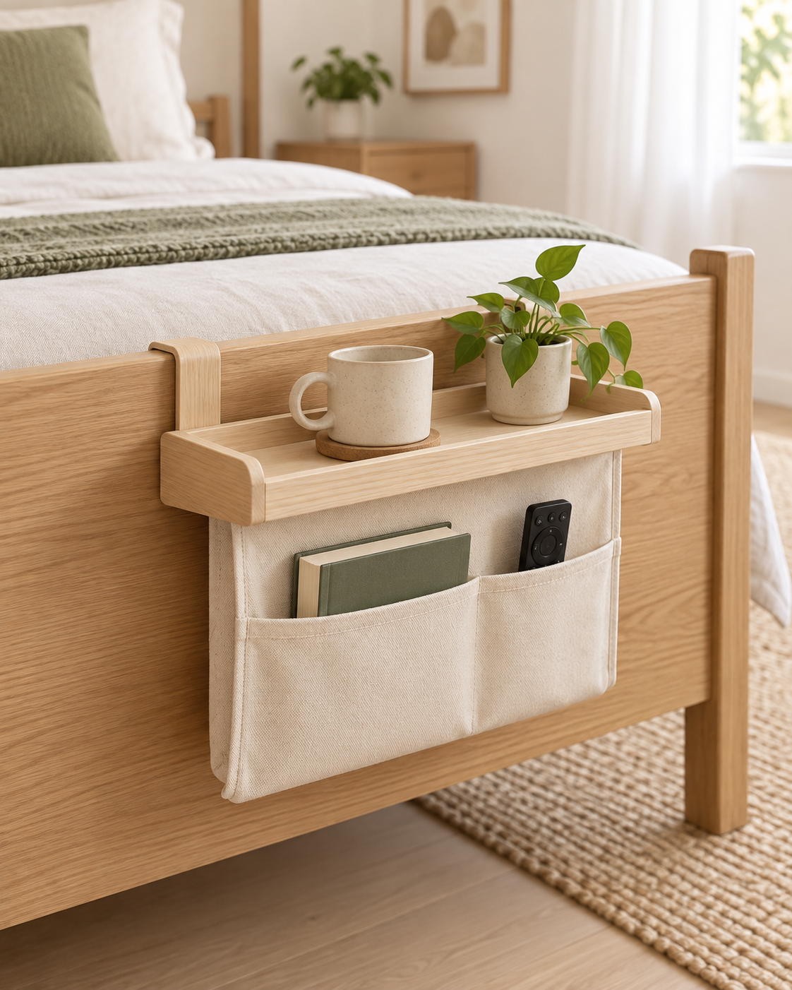 LANMIX Bed-End Pocket Shelf concept image