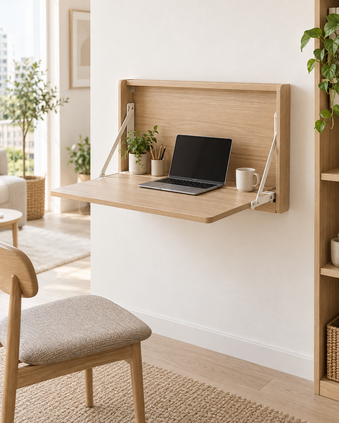 LANMIX Foldaway Laptop Wall Desk concept image