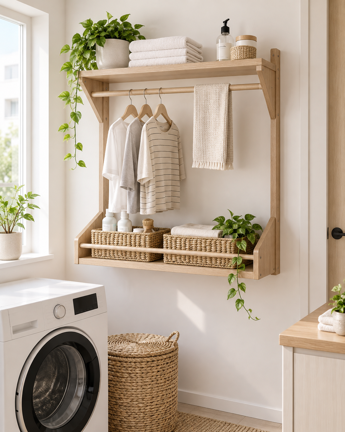 LANMIX Laundry Wall Utility Shelf concept image