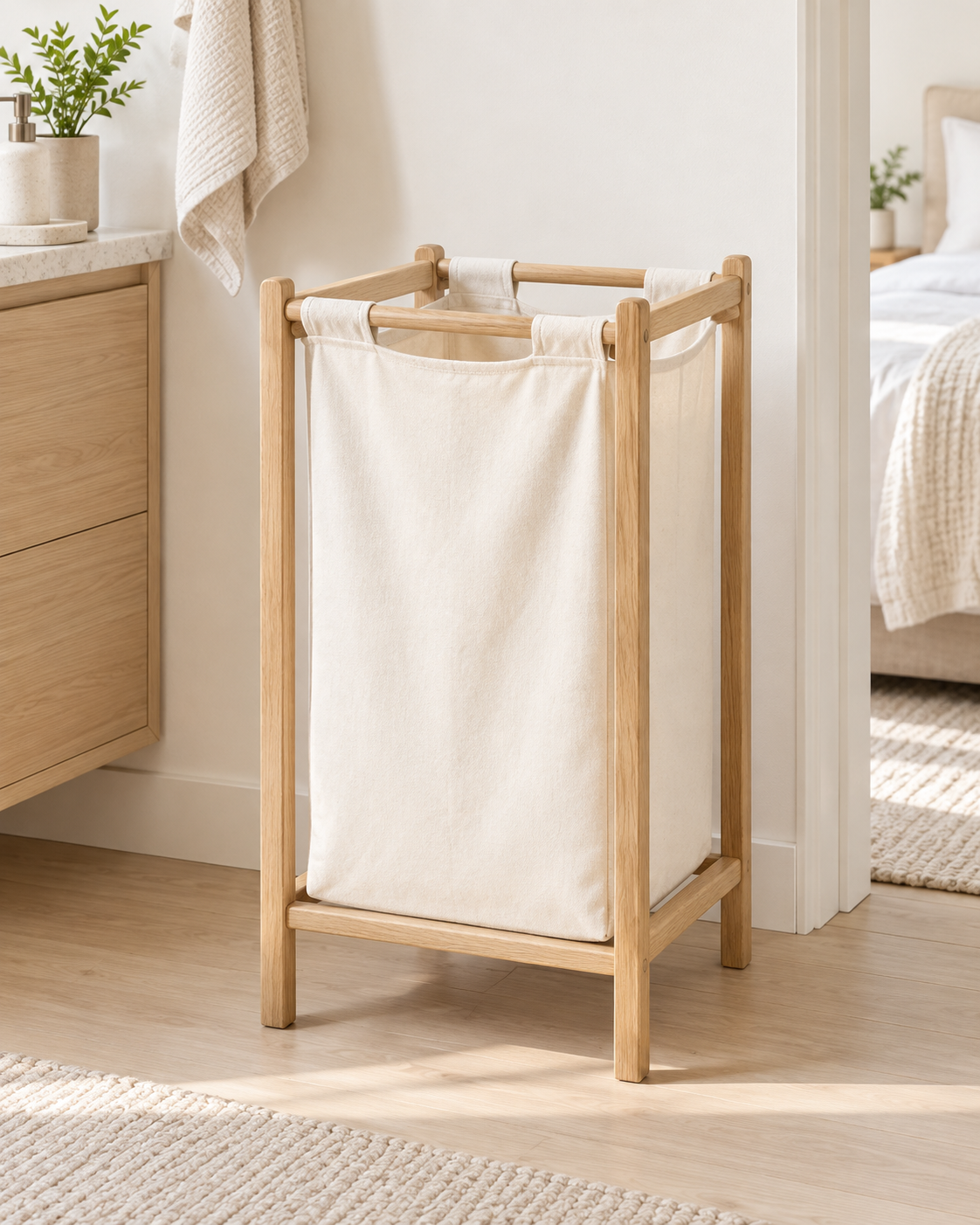 LANMIX Mini Laundry Hamper Stand concept image