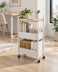 LANMIX Slim Rolling File Trolley concept image