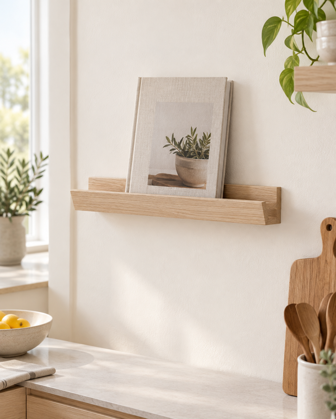 LANMIX Wall Recipe Book Ledge concept image